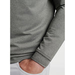 Peter Millar Perth Mélange Performance 1/4 Sweater - Smoke*