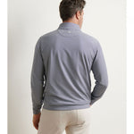 Peter Millar Perth Mini Stripe 1/4 Zip Sweater - Navy / White Stripe*