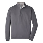 Peter Millar Perth Stretch Loop Terry 1/4 Zip Sweater - Iron*