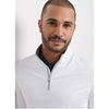 Peter Millar Perth Stretch Loop Terry 1/4 Zip Sweater - White*