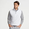 Peter Millar Galway Performance Quarter-Zip Vest - White*