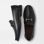 Peter Millar Crown Leather Bit Loafer - Black*