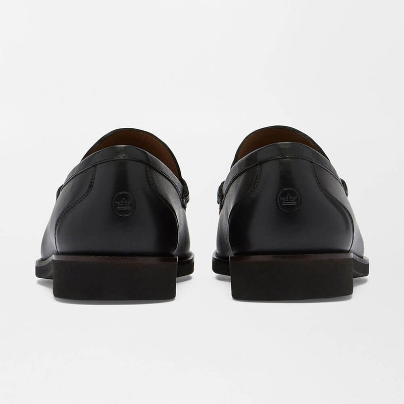 Peter Millar Crown Leather Bit Loafer - Black*