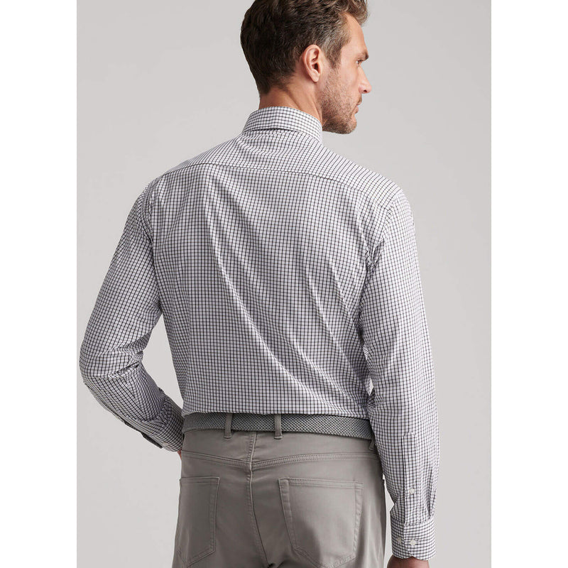 Peter Millar Men's Hanford Performance Twill Sport Shirt - Black*