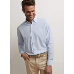 Peter Millar Men's Hanford Performance Twill Sport Shirt - Cottage Blue*