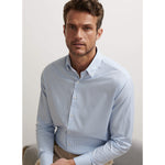 Peter Millar Men's Hanford Performance Twill Sport Shirt - Cottage Blue*