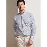 Peter Millar Men's Hanford Performance Twill Sport Shirt - Classic Navy*