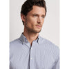 Peter Millar Men's Hanford Performance Twill Sport Shirt - Classic Navy*