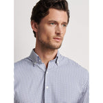 Peter Millar Men's Hanford Performance Twill Sport Shirt - Classic Navy*
