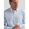 Peter Millar Hanford Performance Twill Classic Fit Sport Shirt - Cottage Blue
