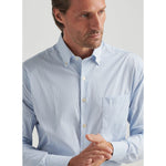 Peter Millar Hanford Performance Twill Classic Fit Sport Shirt - Cottage Blue