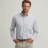 Peter Millar Hanford Performance Twill Classic Fit Sport Shirt - Navy