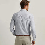 Peter Millar Hanford Performance Twill Classic Fit Sport Shirt - Navy