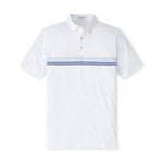 Peter Millar Wilburn Performance Jersey Polo Shirt - White