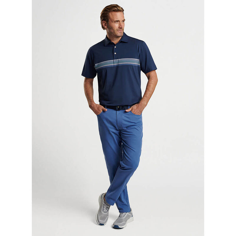 Peter Millar Men's Archer Performance Jersey Polo Shirt - Navy