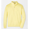 Peter Millar Perth Mélange Performance 1/4 Zip Pullover Sweater - Colada