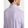 Peter Millar Perth Sugar Stripe Performance 1/4 Zip Pullover Sweater - Petal Purple