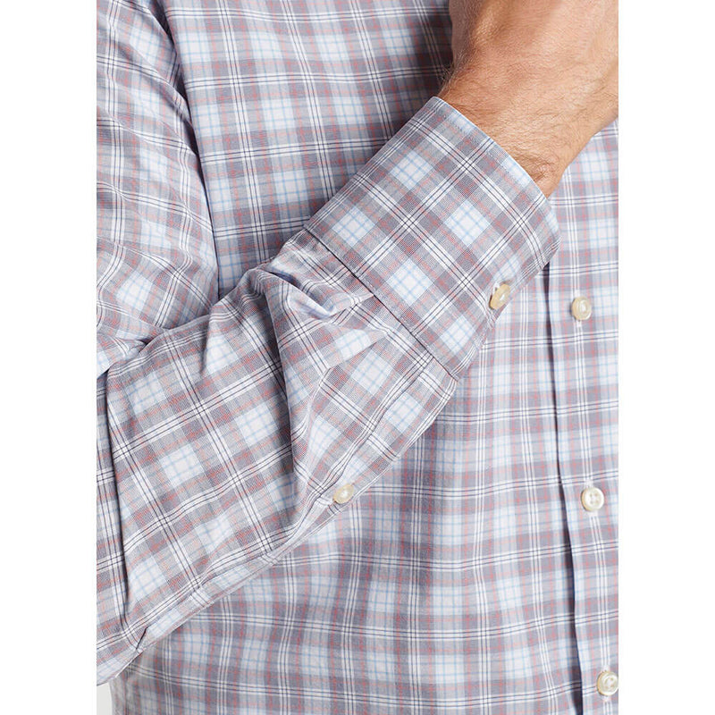 Peter Millar Watson Performance Poplin Sport Shirt - Galaxy