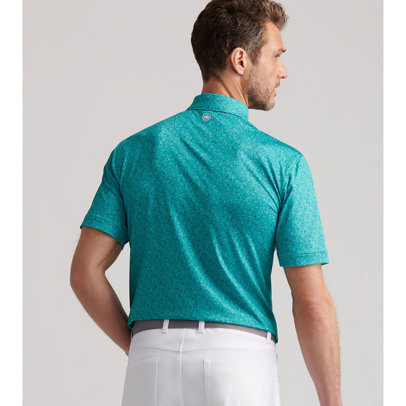 Peter Millar Men's Day Of The Dead Performance Jersey Polo Shirt - Meadow