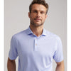 Peter Millar Men's Geo Skull Performance Jersey Polo Shirt - White