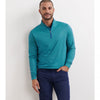 Peter Millar Men's Perth Birdseye Performance Quarter-Zip Pullover Sweater - Sport Navy