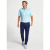 Peter Millar Baltic Performance Jersey Polo Shirt - Cabana Blue