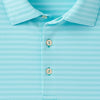 Peter Millar Baltic Performance Jersey Polo Shirt - Cabana Blue