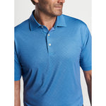 Peter Millar Soriano Performance Jersey Polo Shirt - Cabana Blue