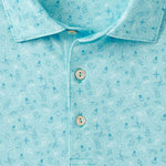 Peter Millar Show Me The Way Performance Jersey Polo Shirt - Cabana Blue