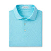 Peter Millar Birdie Time Performance Jersey Polo Shirt - Cabana Blue