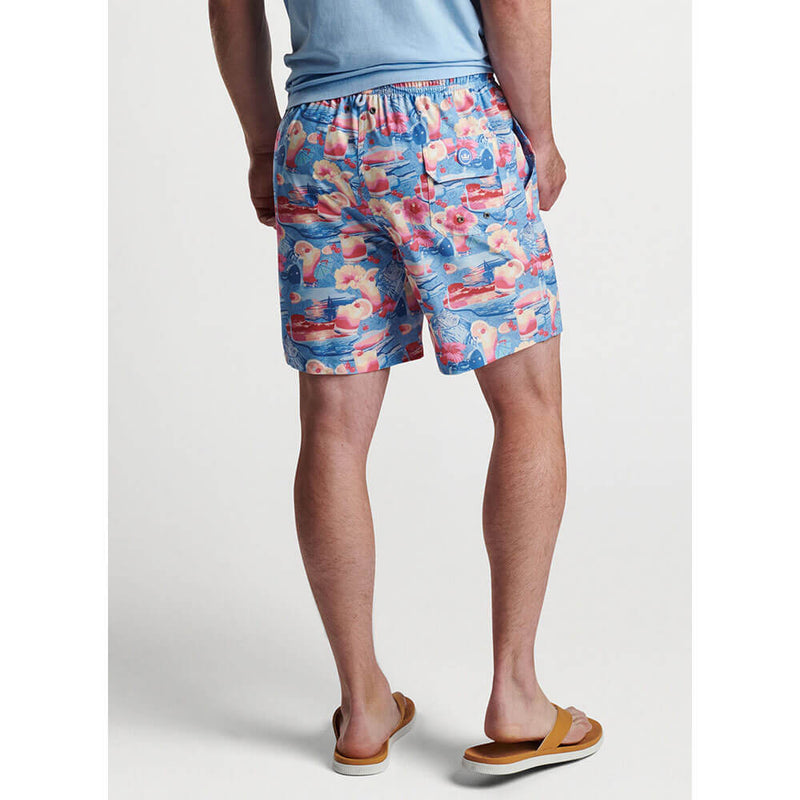 Peter Millar 7-Inch Tequila Sunrise Swim Trunks - Infinity