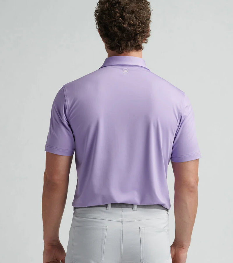 Peter Millar Men's Solid Performance Jersey Polo Shirt - Ultra Violet