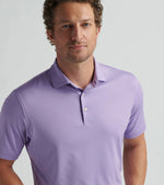 Peter Millar Men's Solid Performance Jersey Polo Shirt - Ultra Violet