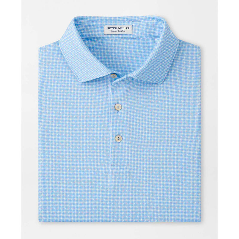 Peter Millar Men's Vega Performance Jersey Polo Shirt - White