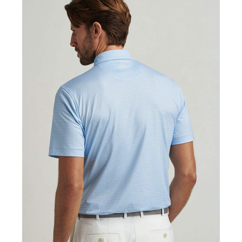 Peter Millar Men's Vega Performance Jersey Polo Shirt - White