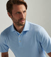 Peter Millar Men's Vega Performance Jersey Polo Shirt - Cottage Blue
