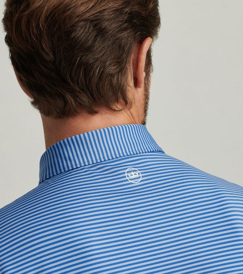 Peter Millar Men's Hales Performance Jersey Polo Shirt - Sailor Blue