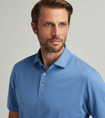 Peter Millar Men's Hales Performance Jersey Polo Shirt - Sailor Blue