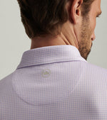 Peter Millar Men's Orbit Performance Jersey Polo Shirt - White/Blue Sea