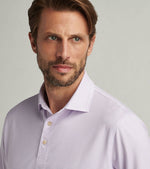 Peter Millar Men's Orbit Performance Jersey Polo Shirt - White/Blue Sea