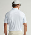 Peter Millar Men's Featherweight Rays For Days - Sean Self Collar Polo Shirt - White