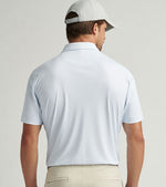 Peter Millar Men's Featherweight Rays For Days - Sean Self Collar Polo Shirt - White