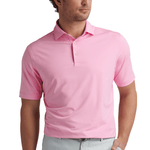 Peter Millar Men's Highlands Performance Jersey Polo Shirt - Pink Vale
