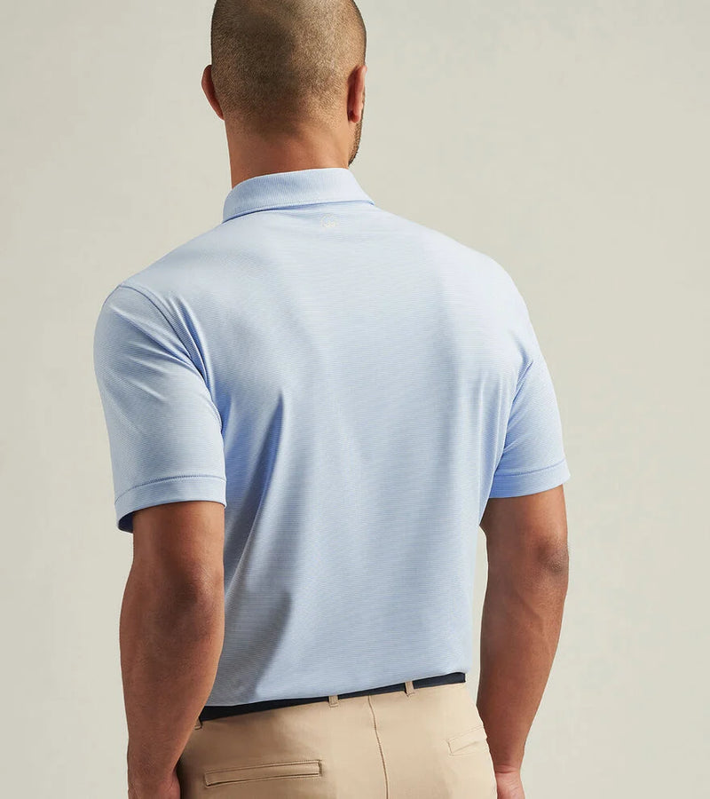 Peter Millar Men's Jubilee Performance Jersey Polo Shirt - Blue Fade