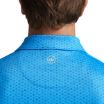 Peter Millar Men's Elements Performance Jersey Polo Shirt - Riverbed
