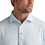 Peter Millar Men's Lacrosse Performance Jersey Polo Shirt - White