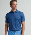 Peter Millar Men's Castellina Performance Jersey Polo Shirt - Navy