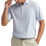 Peter Millar Men's Bright Idea Performance Jersey Polo Shirt - White