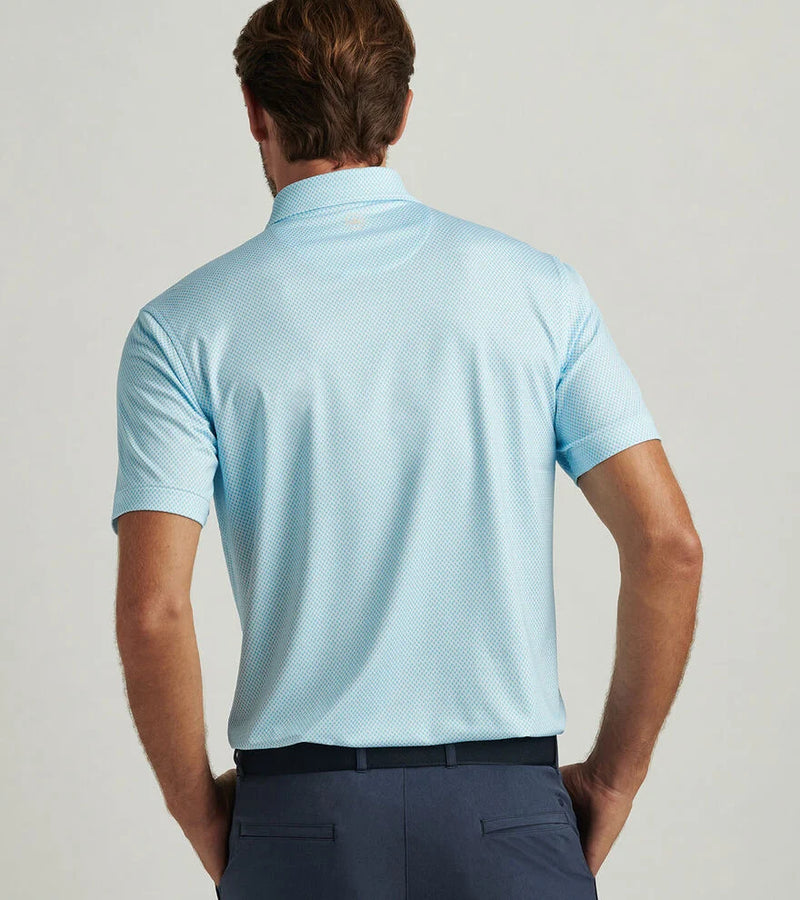 Peter Millar Men's City Of Oaks Performance Jersey Polo Shirt - White