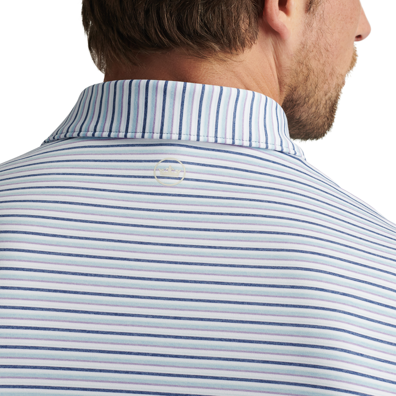 Peter Millar Men's Avent Performance Jersey Polo Shirt - Sport Navy